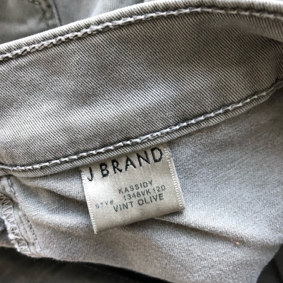 EUC J Brand Kassidy Vintage Olive Zipper Skinny - Picture 8 of 15